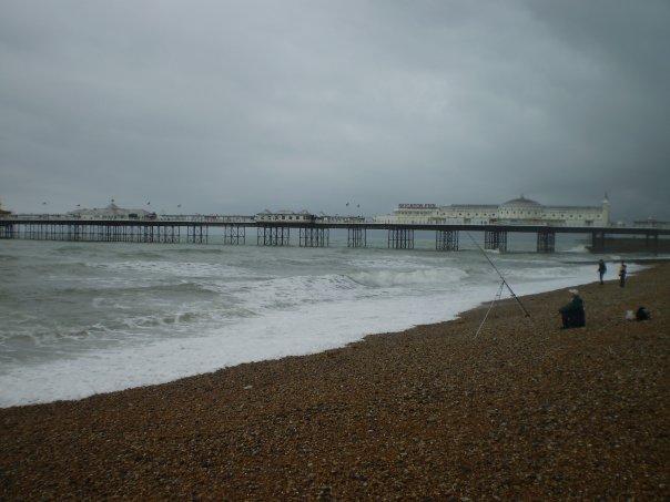 07_beach.jpg - A windswept Brighton beach