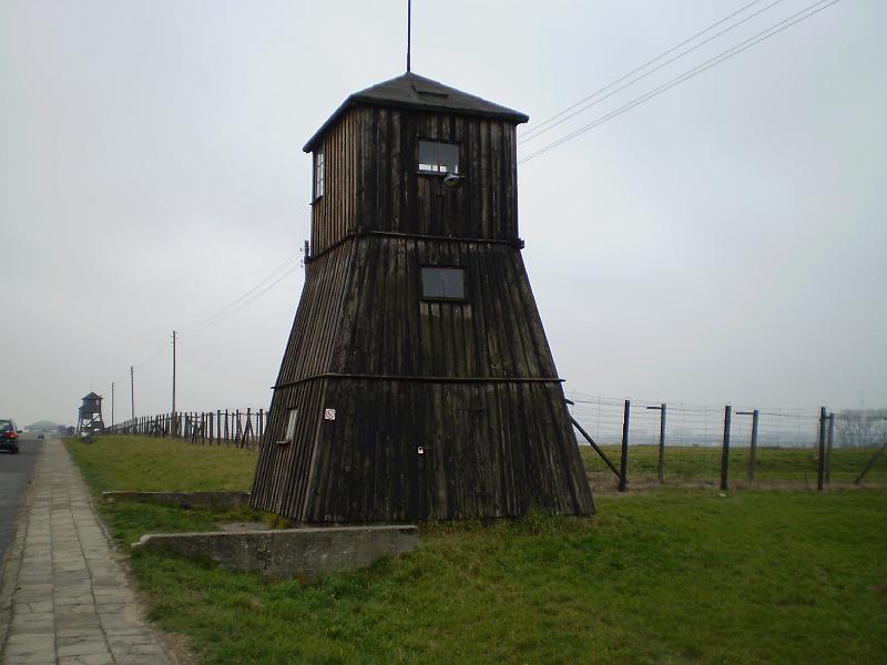 246.JPG - Guard tower at Majdanek