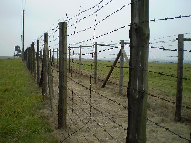 248.JPG - Barbed wire fences encircle Majdanek