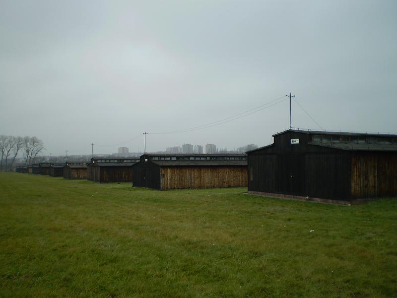 252.JPG - Original wooden barracks at Majdanek