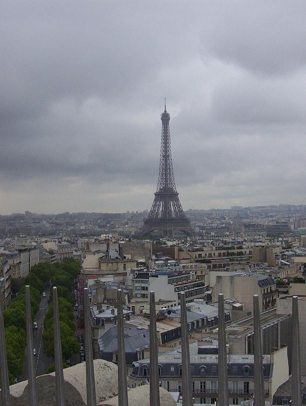 100_0408.jpg - Paris as seen from atop the Arc de Triomphe