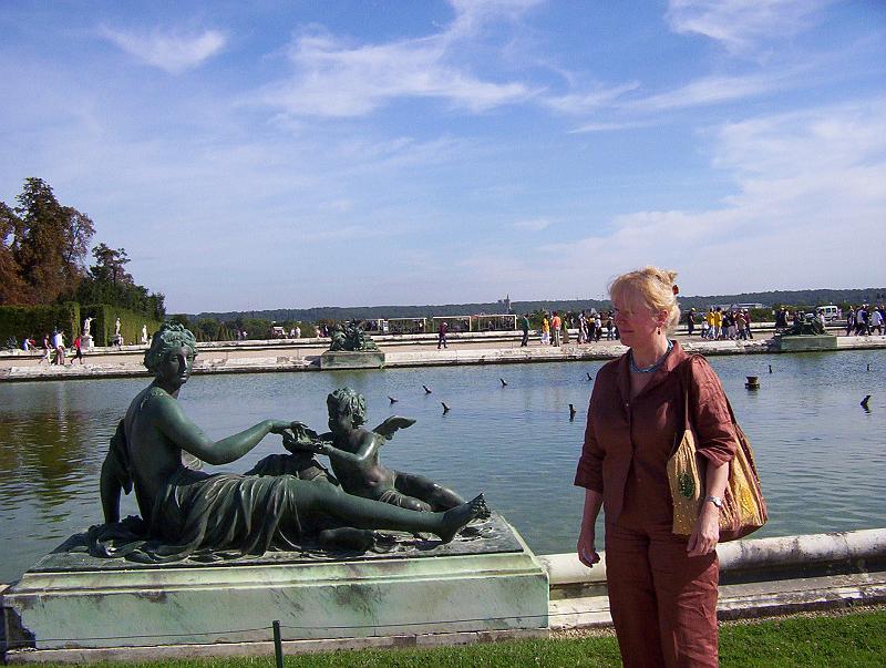 100_0450.jpg - My mother visiting the Versailles Gardens