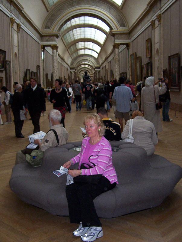 100_0313.jpg - My mother at the Louvre Museum